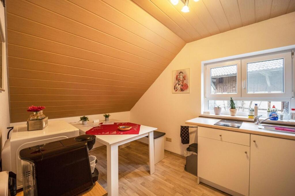 Ferienwohnung Im Gruenen, 10 Km Rv, 30 Km Bodensee, Kueche Bad Balkon Wolpertswende 외부 사진