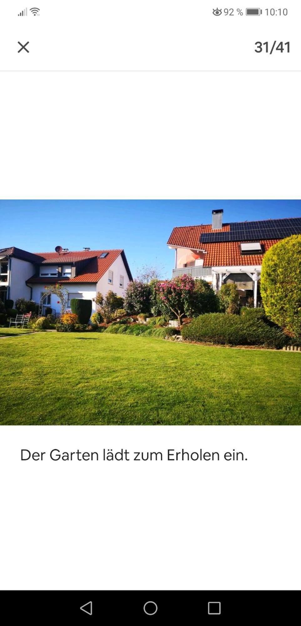 Ferienwohnung Im Gruenen, 10 Km Rv, 30 Km Bodensee, Kueche Bad Balkon Wolpertswende 객실 사진